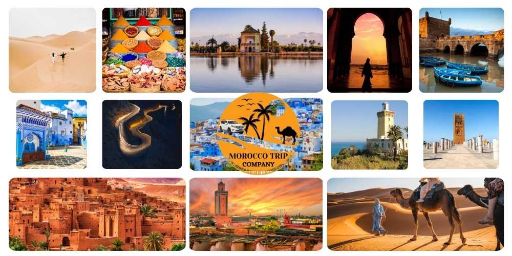 13 Days tour from Casablanca - Morocco itinerary 13 Days - Grand Morocco tour from Casablanca to the Imperial cities and Merzouga Desert,