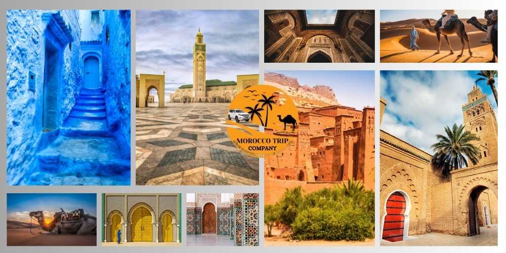 8 Days tour from Casablanca to Marrakech itinerary - 1 Week Tour in Morocco from Casablanca to Chefchaouen, Merzouga Desert and Marrakech.