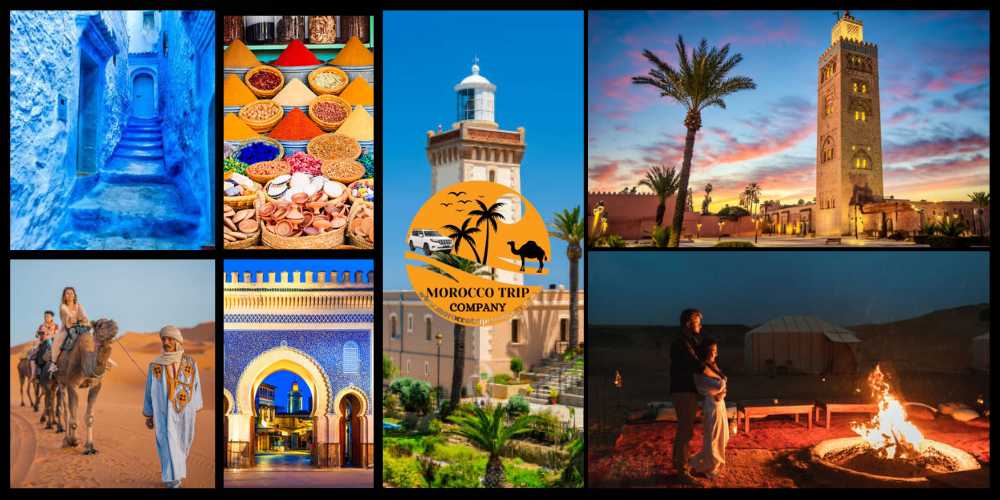 Morocco itinerary 10 Days from Tangier to Marrakech - Desert Tour - 10 Days Morocco tour from Tangier to Imperial cities and Sahara Desert.